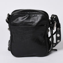 画像をギャラリービューアに読み込む, BALENCIAGA バレンシアガ ルカゴールXS ショルダーバッグ 719065 ブラック ラムスキン シルバー金具 美品 中古 4b000797