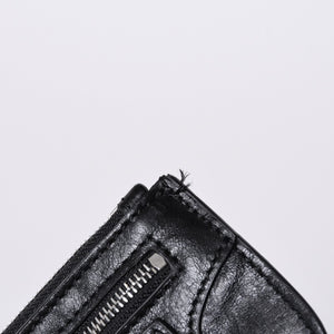 BALENCIAGA Luka Gour XS Shoulder Bag 719065 Black Lambskin Silver Hardware Good Condition Used 4b000797