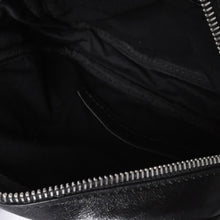 画像をギャラリービューアに読み込む, BALENCIAGA バレンシアガ ルカゴールXS ショルダーバッグ 719065 ブラック ラムスキン シルバー金具 美品 中古 4b000797
