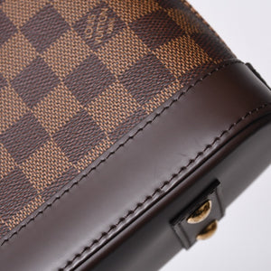 LOUIS VUITTON Alma BB 2WAY Handbag N41221 Damier Ebene Brown Shoulder PVC Leather Good Condition Used 4b008625