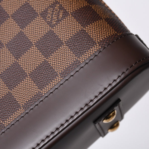 LOUIS VUITTON Alma BB 2WAY Handbag N41221 Damier Ebene Brown Shoulder PVC Leather Good Condition Used 4b008625