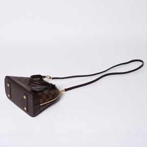 LOUIS VUITTON Alma BB 2WAY Handbag N41221 Damier Ebene Brown Shoulder PVC Leather Good Condition Used 4b008625