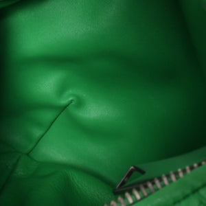 Very good condition BOTTEGAVENETA MINI JODIE Handbag 651876 Intrecciato Green Used 4a001217