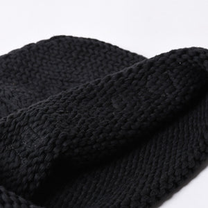 CHROME HEARTS Chrome Hearts Beanie Knit Hat Cross Ball FUCK YOU Black Cashmere Silver 925 Good Condition Used 4a000948