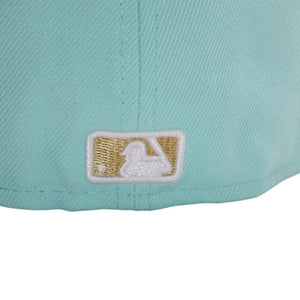 New and unused NEWERA New Era LOS ANGELES DODGERS 59FIFTY CO 1959 WS IINT GLD Light Blue 7 3/8 size Los Angeles Dodgers Used 4a001307