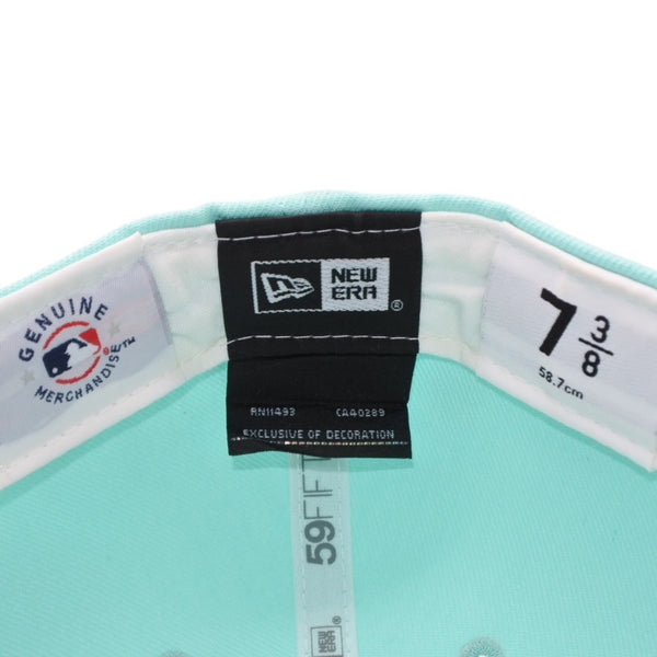 New and unused NEWERA New Era LOS ANGELES DODGERS 59FIFTY CO 1959 WS IINT GLD Light Blue 7 3/8 size Los Angeles Dodgers Used 4a001307