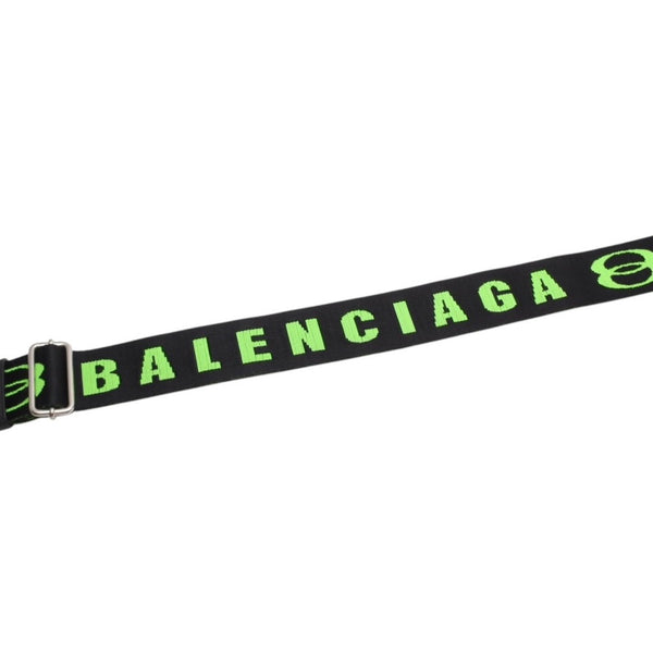 New and unused BALENCIAGA Unity sports icon Strap shoulder strap black black good condition used 4a001428
