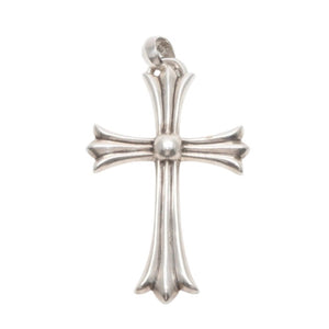 CHROME HEARTS Large Cross Bail Necklace Weight approx. 44.8 STERLING Engraved Sterling Silver Good Condition Used 4a001483