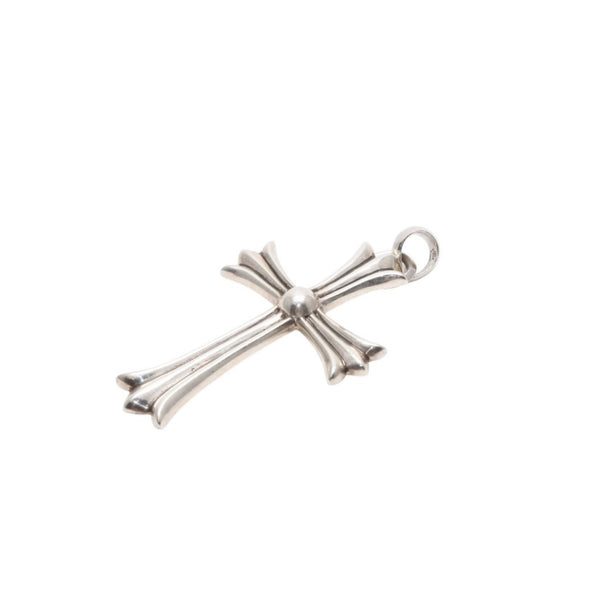 CHROME HEARTS Large Cross Bail Necklace Weight approx. 44.8 STERLING Engraved Sterling Silver Good Condition Used 4a001483