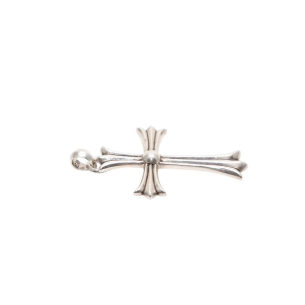 CHROME HEARTS Large Cross Bail Necklace Weight approx. 44.8 STERLING Engraved Sterling Silver Good Condition Used 4a001483