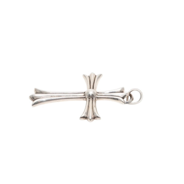 CHROME HEARTS Large Cross Bail Necklace Weight approx. 44.8 STERLING Engraved Sterling Silver Good Condition Used 4a001483