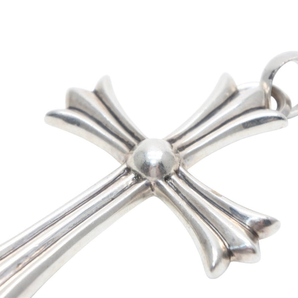 CHROME HEARTS Large Cross Bail Necklace Weight approx. 44.8 STERLING Engraved Sterling Silver Good Condition Used 4a001483