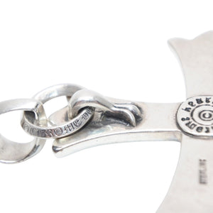 CHROME HEARTS Large Cross Bail Necklace Weight approx. 44.8 STERLING Engraved Sterling Silver Good Condition Used 4a001483