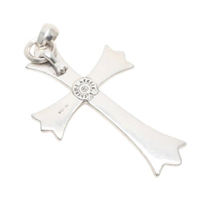 CHROME HEARTS Large Cross Bail Necklace Weight Approximately 48.6g STERLING Engraved Sterling Silver Good Condition Used 4a001484