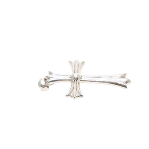 CHROME HEARTS Large Cross Bail Necklace Weight Approximately 48.6g STERLING Engraved Sterling Silver Good Condition Used 4a001484