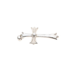 画像をギャラリービューアに読み込む, CHROME HEARTS クロムハーツ ラージクロス ベイル ネックレス 重量約48.6g STERLING刻印 スターリング シルバー 美品 中古 4a001484