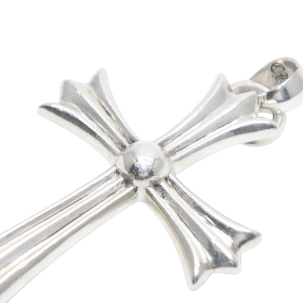 CHROME HEARTS Large Cross Bail Necklace Weight Approximately 48.6g STERLING Engraved Sterling Silver Good Condition Used 4a001484