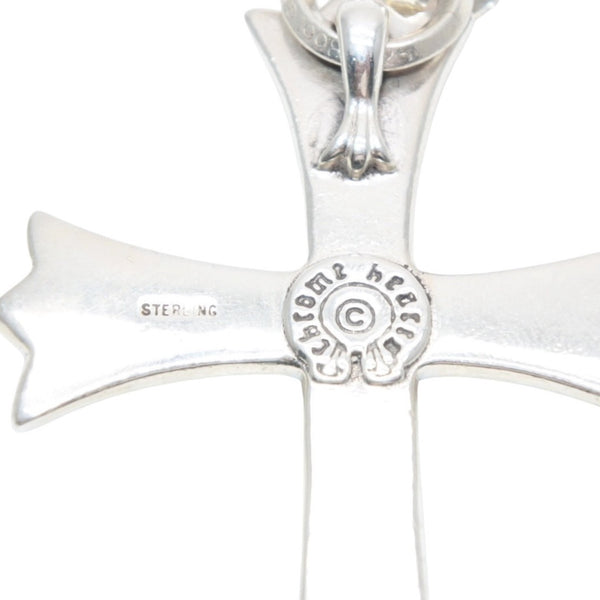 CHROME HEARTS Large Cross Bail Necklace Weight Approximately 48.6g STERLING Engraved Sterling Silver Good Condition Used 4a001484
