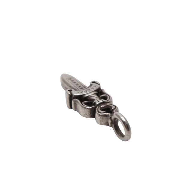 CHROME HEARTS クロムハーツ ダブルダガー ペンダント シルバーネックレストップ シルバー925 21.5g 美品 中古 4a001487