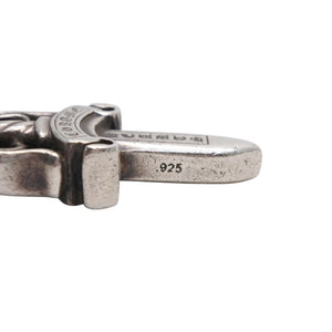 CHROME HEARTS クロムハーツ ダブルダガー ペンダント シルバーネックレストップ シルバー925 21.5g 美品 中古 4a001487