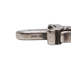 CHROME HEARTS クロムハーツ ダブルダガー ペンダント シルバーネックレストップ シルバー925 21.5g 美品 中古 4a001487