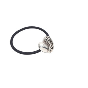 CHROME HEARTS SMALL HEART HAIRBAND Small heart hair band Hair elastic Weight approx. 14.18g Silver 925 Good condition Used 4a001488