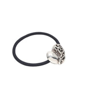 画像をギャラリービューアに読み込む, CHROME HEARTS クロムハーツ SMALL HEART HAIRBAND スモール ハートヘアバンド ヘアゴム 重量約14.18g シルバー925 美品 中古 4a001488
