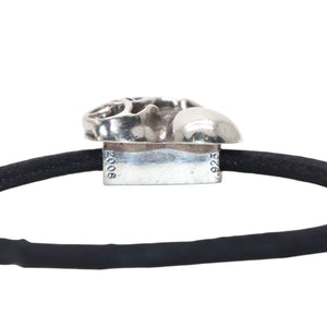 CHROME HEARTS SMALL HEART HAIRBAND Small heart hair band Hair elastic Weight approx. 14.18g Silver 925 Good condition Used 4a001488