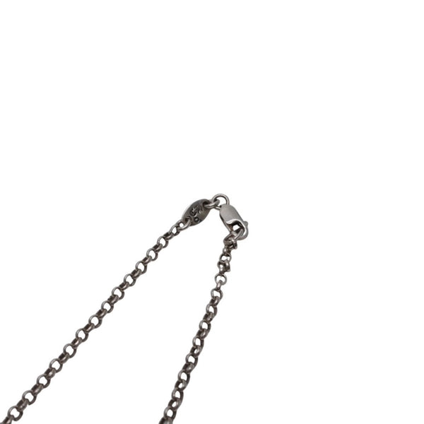CHROME HEARTS SCROLL LABEL NECKCHAIN ​​18Inch Scroll label necklace 18 inches Weight approx. 8.74g Good condition Used 4a001480