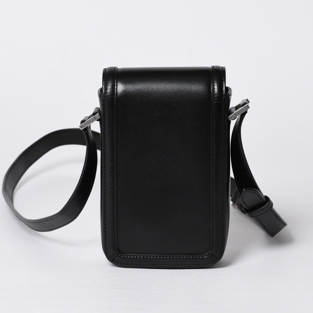 Saint Laurent Shoulder Bag Mini Crossbody Phone Pouch Black BRS7539630523 Good Condition Used 4a000161
