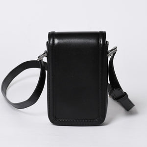 Saint Laurent Shoulder Bag Mini Crossbody Phone Pouch Black BRS7539630523 Good Condition Used 4a000161
