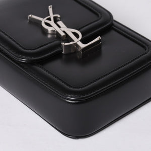 Saint Laurent Shoulder Bag Mini Crossbody Phone Pouch Black BRS7539630523 Good Condition Used 4a000161
