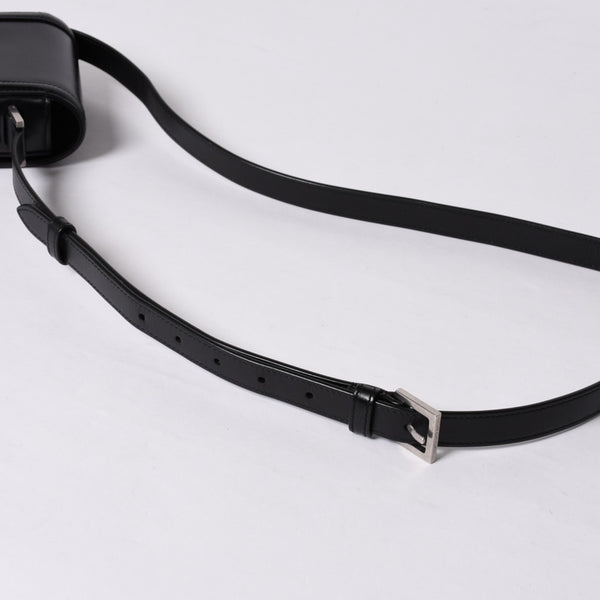 Saint Laurent Shoulder Bag Mini Crossbody Phone Pouch Black BRS7539630523 Good Condition Used 4a000161