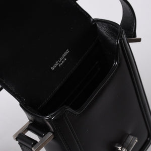 Saint Laurent Shoulder Bag Mini Crossbody Phone Pouch Black BRS7539630523 Good Condition Used 4a000161