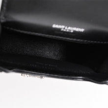 画像をギャラリービューアに読み込む, Saint Laurent サンローラン ショルダーバッグ ミニクロスボディ フォンポーチ ブラック BRS7539630523 美品 中古 4a000161