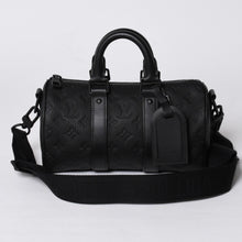 画像をギャラリービューアに読み込む, 極美品 LOUIS VUITTON ルイヴィトン キーポル バンドリエール25 ショルダーバッグ ハンド ブラック モノグラム アンプラント M20900 中古 4a001526
