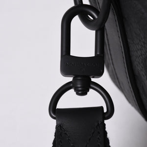 極美品 LOUIS VUITTON ルイヴィトン キーポル バンドリエール25 ショルダーバッグ ハンド ブラック モノグラム アンプラント M20900 中古 4a001526