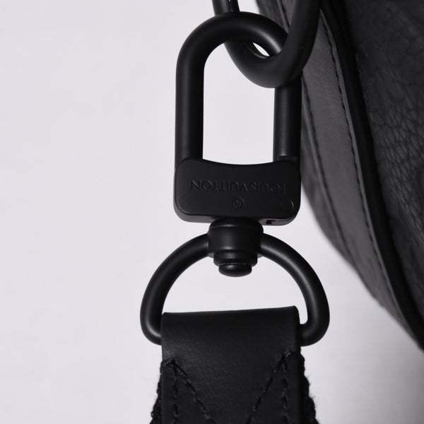 極美品 LOUIS VUITTON ルイヴィトン キーポル バンドリエール25 ショルダーバッグ ハンド ブラック モノグラム アンプラント M20900 中古 4a001526