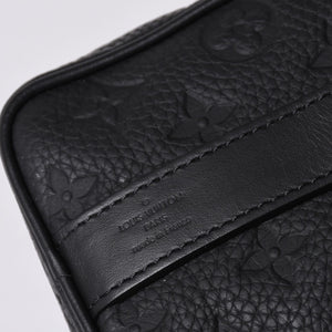 極美品 LOUIS VUITTON ルイヴィトン キーポル バンドリエール25 ショルダーバッグ ハンド ブラック モノグラム アンプラント M20900 中古 4a001526