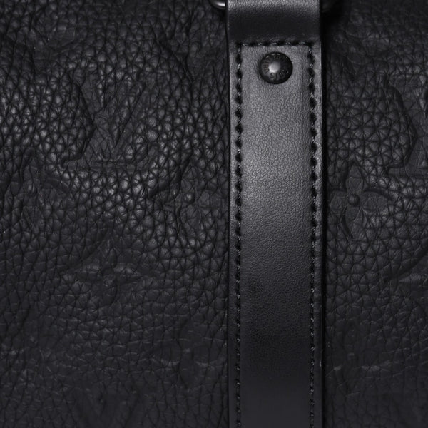 極美品 LOUIS VUITTON ルイヴィトン キーポル バンドリエール25 ショルダーバッグ ハンド ブラック モノグラム アンプラント M20900 中古 4a001526