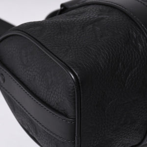 極美品 LOUIS VUITTON ルイヴィトン キーポル バンドリエール25 ショルダーバッグ ハンド ブラック モノグラム アンプラント M20900 中古 4a001526