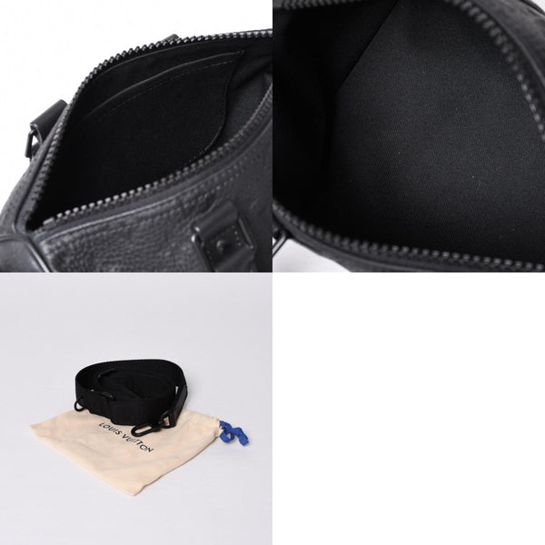 極美品 LOUIS VUITTON ルイヴィトン キーポル バンドリエール25 ショルダーバッグ ハンド ブラック モノグラム アンプラント M20900 中古 4a001526