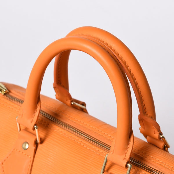 Very good condition LOUIS VUITTON Speedy 25 handbag M5903H Epi leather orange gold hardware used 4a001155