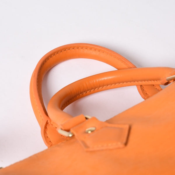 Very good condition LOUIS VUITTON Speedy 25 handbag M5903H Epi leather orange gold hardware used 4a001155