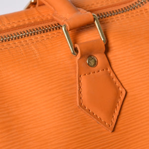 Very good condition LOUIS VUITTON Speedy 25 handbag M5903H Epi leather orange gold hardware used 4a001155