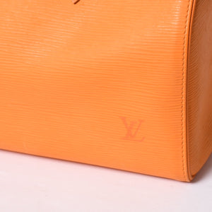 Very good condition LOUIS VUITTON Speedy 25 handbag M5903H Epi leather orange gold hardware used 4a001155