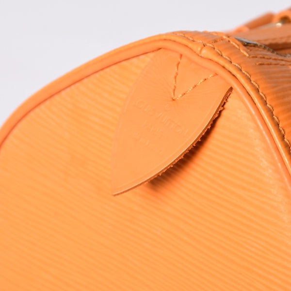 Very good condition LOUIS VUITTON Speedy 25 handbag M5903H Epi leather orange gold hardware used 4a001155