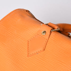 Very good condition LOUIS VUITTON Speedy 25 handbag M5903H Epi leather orange gold hardware used 4a001155