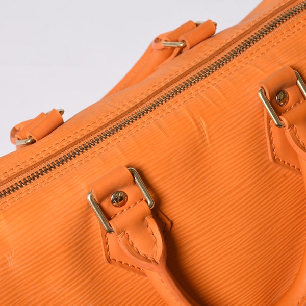 Very good condition LOUIS VUITTON Speedy 25 handbag M5903H Epi leather orange gold hardware used 4a001155