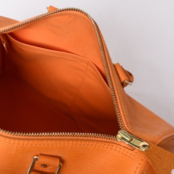 Very good condition LOUIS VUITTON Speedy 25 handbag M5903H Epi leather orange gold hardware used 4a001155